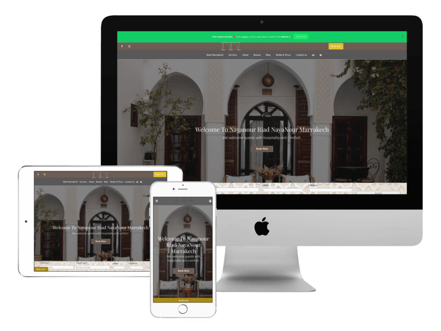 Site web Riad NayaNour
