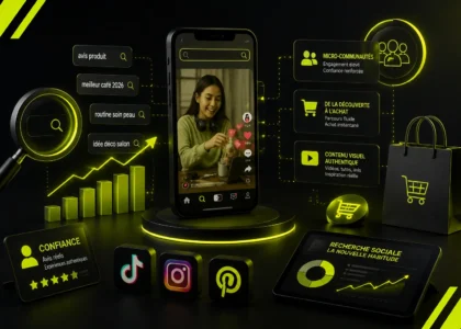 La recherche sociale (Social Search) : pourquoi TikTok et Instagram remplacent Google chez les jeunes générations